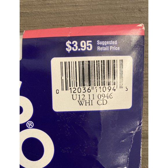 Hanes Too! Sandalfoot Control Top Pantyhose Style 137 Size CD Color WHITE NOS - Picture 5 of 6